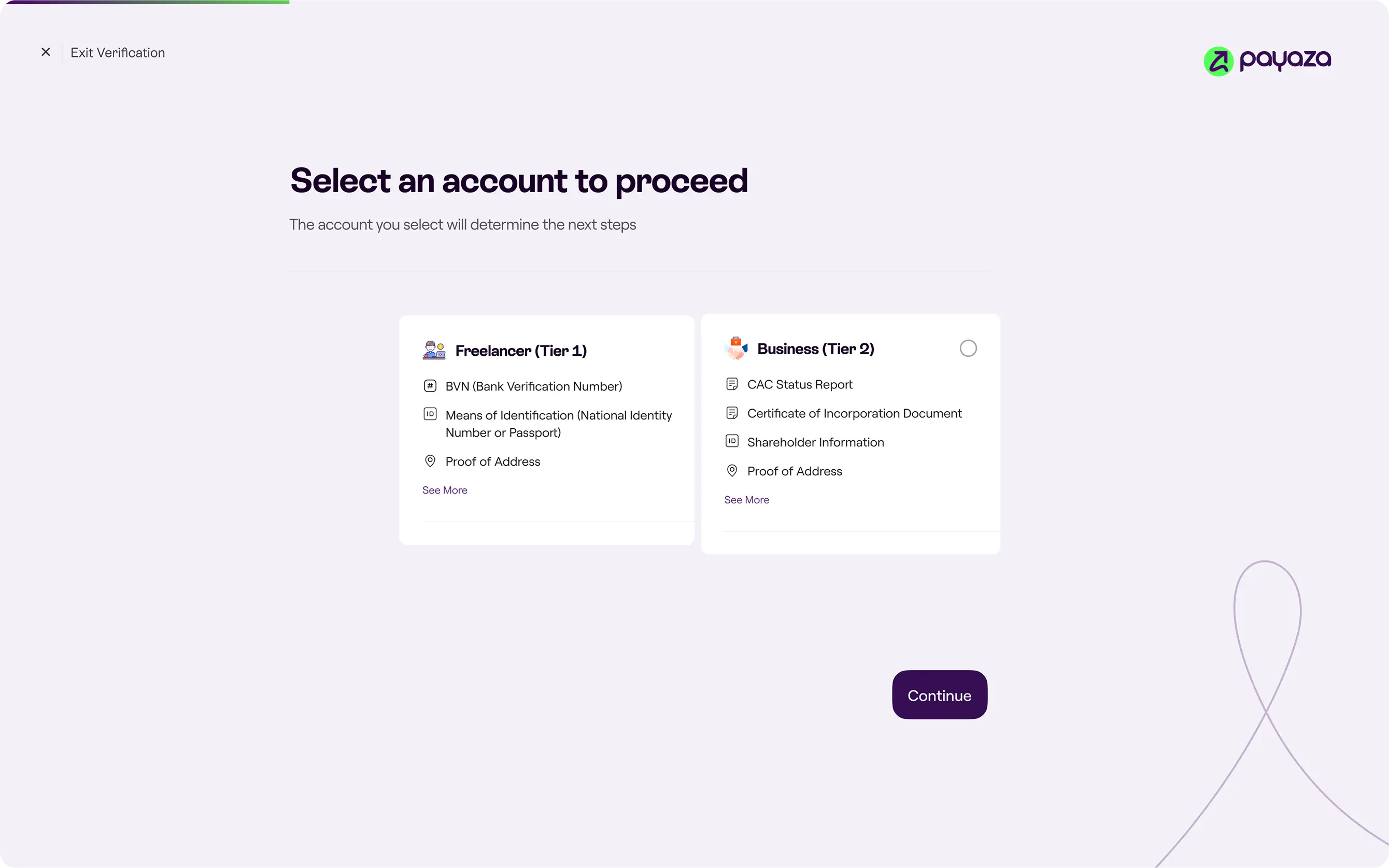 Sign-up routing