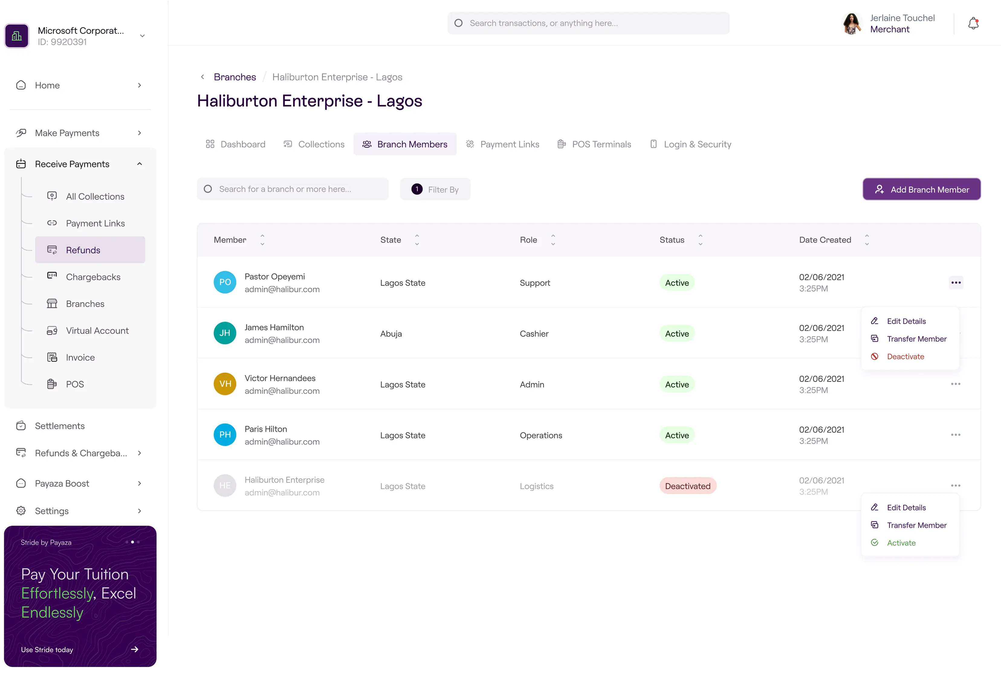 Member Onboarding — screen 1
